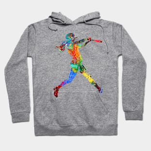 Girl Softball Player Hoodie